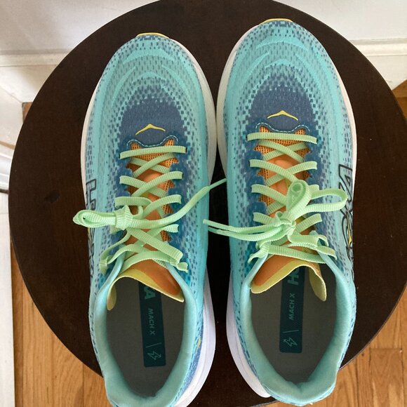 Hoka Mach X | Men's Size 10 D | Blue Green - Picture 4 of 8